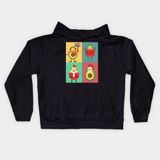 Avocado Pop art Kids Hoodie